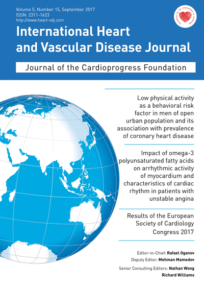 International Heart and Vascular Disease Journal-Issues